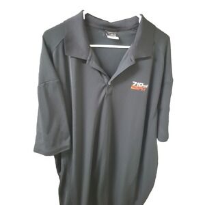 Nike Dri fit - Black 4XL polo shirt with ESPN-710 logo